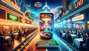 Meja French Roulette dengan dealer langsung di studio kasino larisbet